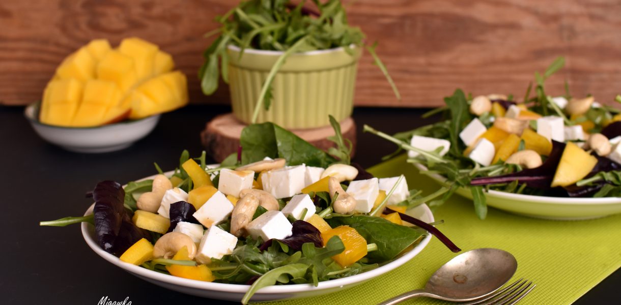 sałatka z mango